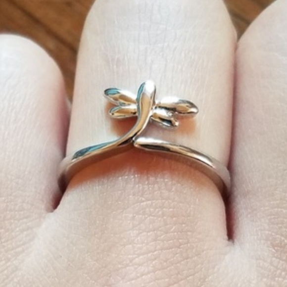 NWOT Sterling Silver Dragonfly Ring - Picture 3 of 8